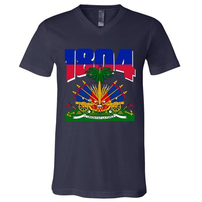 1804 Haiti Haitian Independence V-Neck T-Shirt