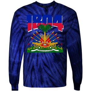 1804 Haiti Haitian Independence Tie-Dye Long Sleeve Shirt