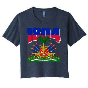 1804 Haiti Haitian Independence Women's Crop Top Tee