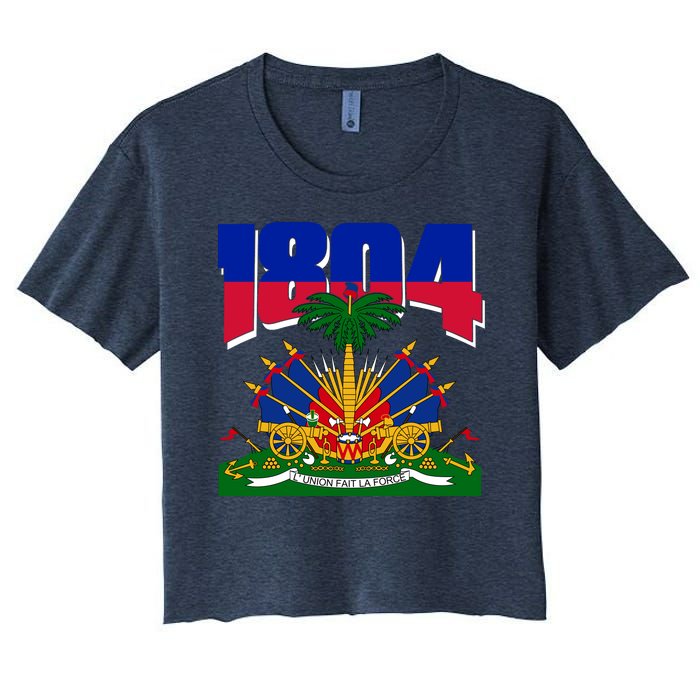 1804 Haiti Haitian Independence Women's Crop Top Tee