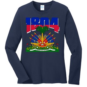 1804 Haiti Haitian Independence Ladies Long Sleeve Shirt