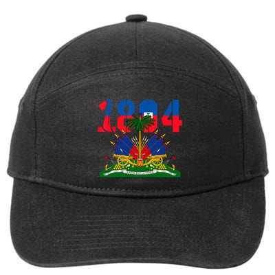 1804 Haiti Haitian Flag Day Independence 7-Panel Snapback Hat