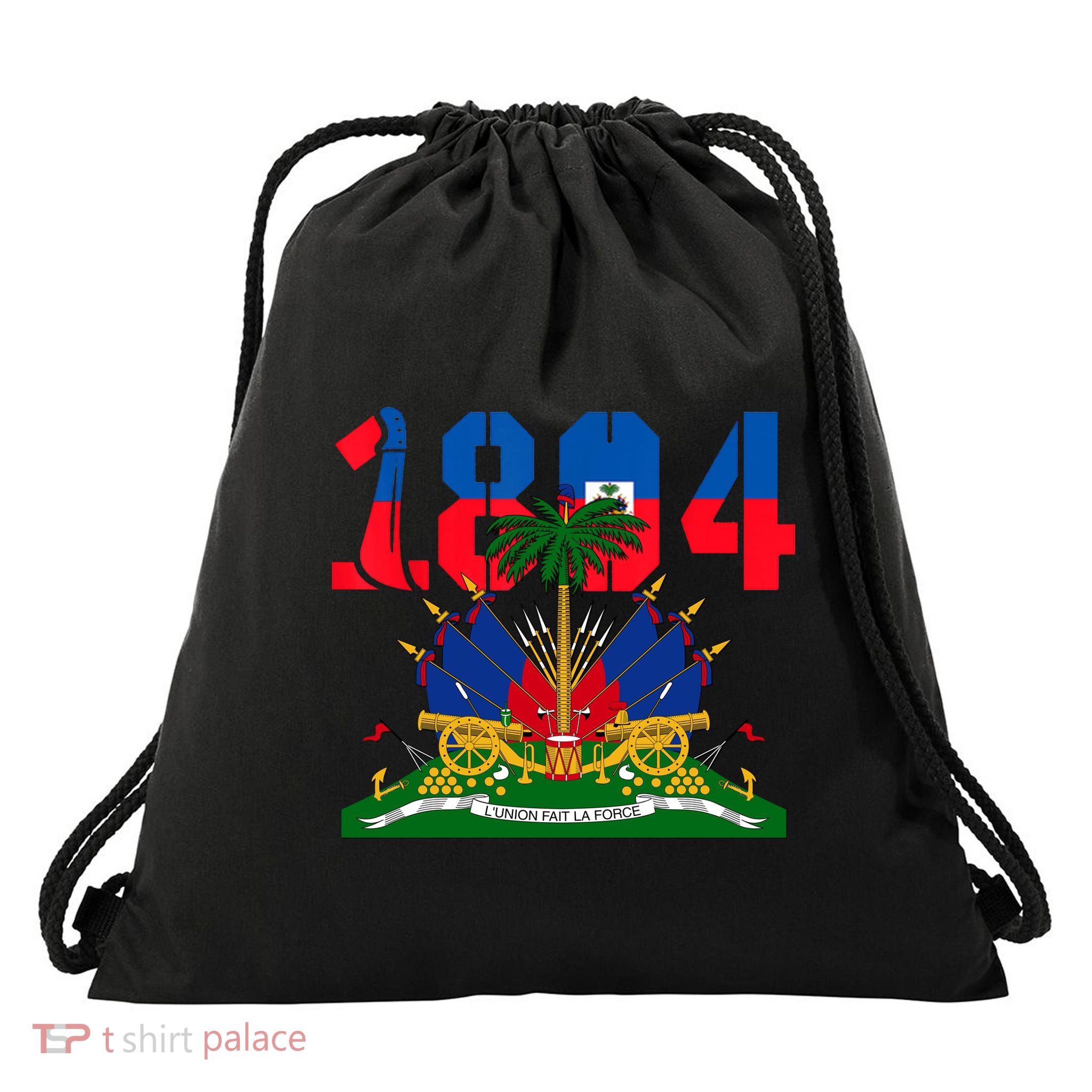 1804 Haiti Haitian Flag Day Independence Drawstring Bag