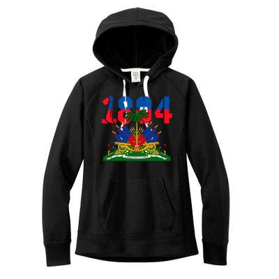 1804 Haiti Haitian Flag Day Independence Women's Fleece Hoodie