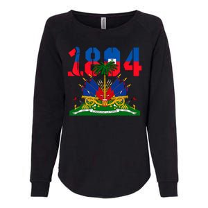 1804 Haiti Haitian Flag Day Independence Womens California Wash Sweatshirt