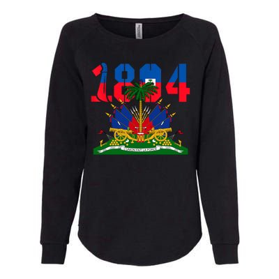 1804 Haiti Haitian Flag Day Independence Womens California Wash Sweatshirt