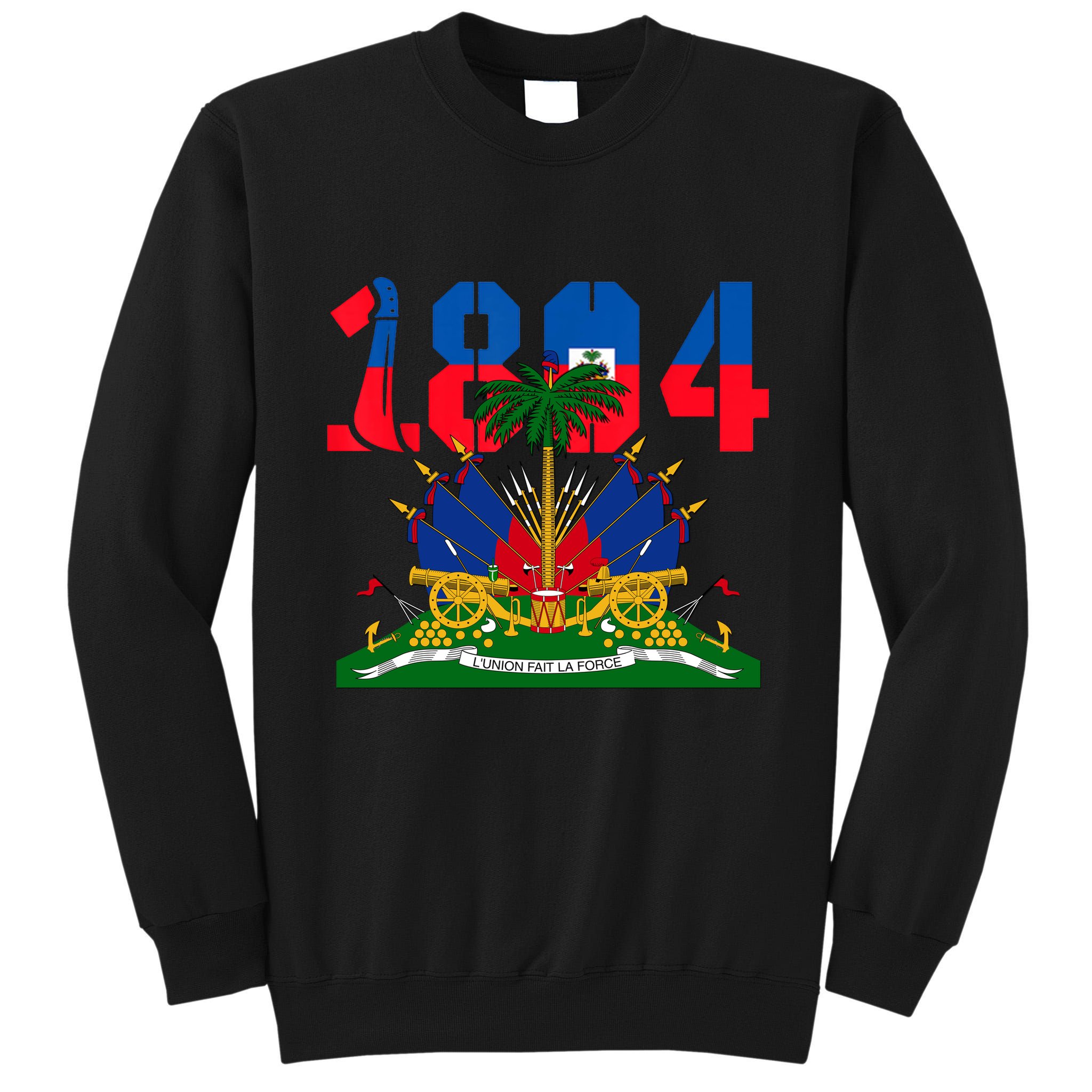 1804 Haiti Haitian Flag Day Independence Tall Sweatshirt