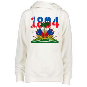 1804 Haiti Haitian Flag Day Independence Womens Funnel Neck Pullover Hood