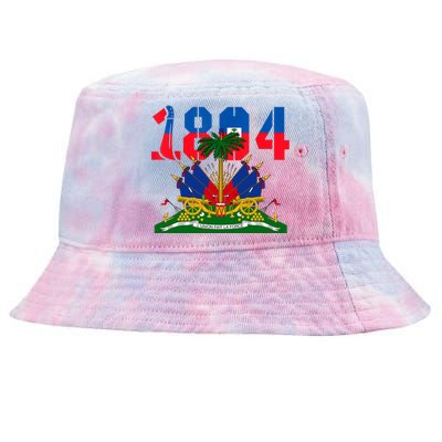 1804 Haiti Haitian Flag Day Independence Tie-Dyed Bucket Hat