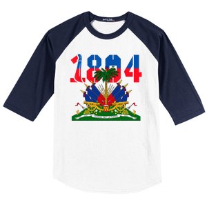 1804 Haiti Haitian Flag Day Independence Baseball Sleeve Shirt