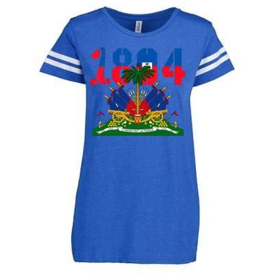 1804 Haiti Haitian Flag Day Independence Enza Ladies Jersey Football T-Shirt