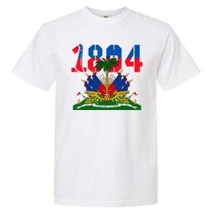 1804 Haiti Haitian Flag Day Independence Garment-Dyed Heavyweight T-Shirt