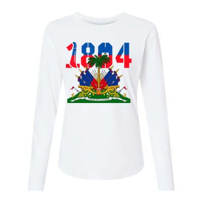 1804 Haiti Haitian Flag Day Independence Womens Cotton Relaxed Long Sleeve T-Shirt