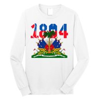 1804 Haiti Haitian Flag Day Independence Long Sleeve Shirt