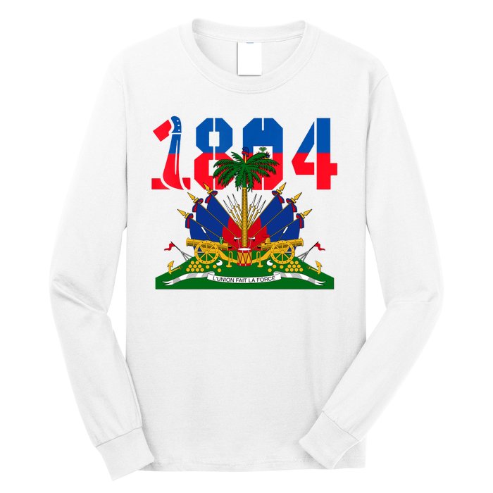 1804 Haiti Haitian Flag Day Independence Long Sleeve Shirt