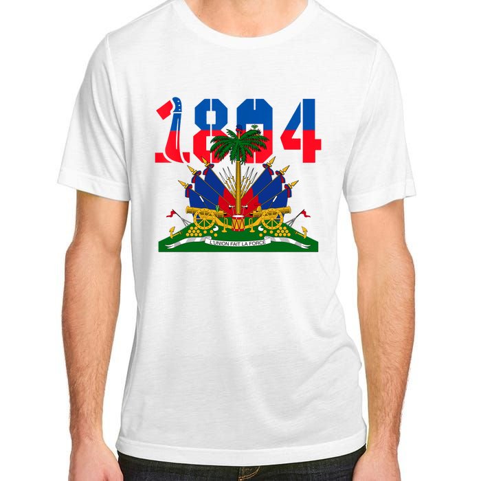 1804 Haiti Haitian Flag Day Independence Adult ChromaSoft Performance T-Shirt