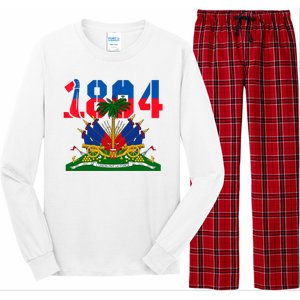 1804 Haiti Haitian Flag Day Independence Long Sleeve Pajama Set