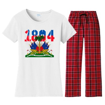 1804 Haiti Haitian Flag Day Independence Women's Flannel Pajama Set