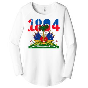 1804 Haiti Haitian Flag Day Independence Women's Perfect Tri Tunic Long Sleeve Shirt