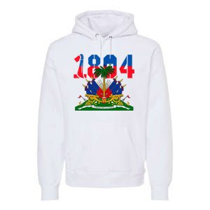 1804 Haiti Haitian Flag Day Independence Premium Hoodie