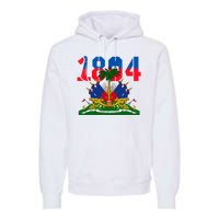 1804 Haiti Haitian Flag Day Independence Premium Hoodie