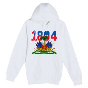 1804 Haiti Haitian Flag Day Independence Premium Pullover Hoodie