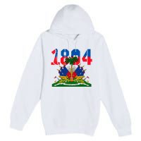 1804 Haiti Haitian Flag Day Independence Premium Pullover Hoodie