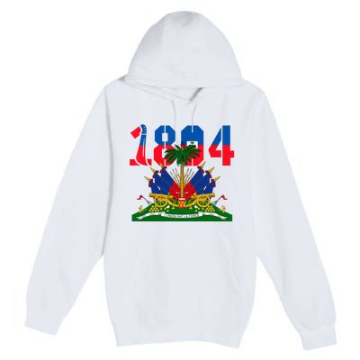 1804 Haiti Haitian Flag Day Independence Premium Pullover Hoodie