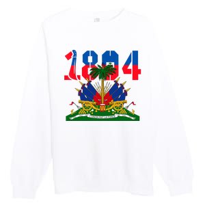 1804 Haiti Haitian Flag Day Independence Premium Crewneck Sweatshirt