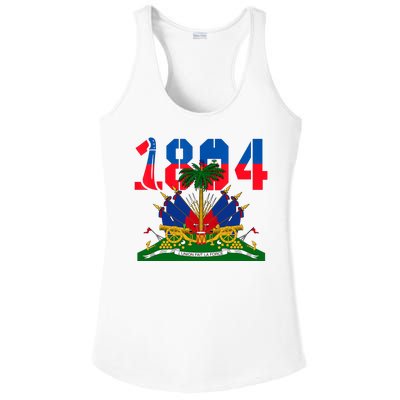 1804 Haiti Haitian Flag Day Independence Ladies PosiCharge Competitor Racerback Tank