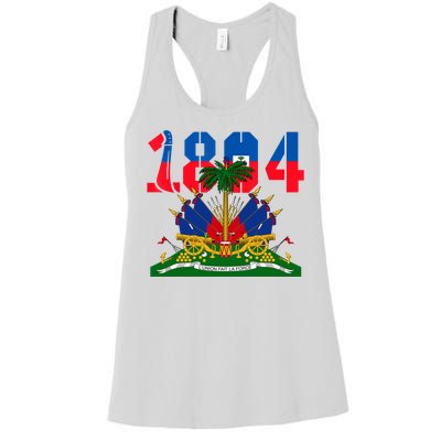 1804 Haiti Haitian Flag Day Independence Women's Racerback Tank