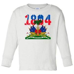 1804 Haiti Haitian Flag Day Independence Toddler Long Sleeve Shirt