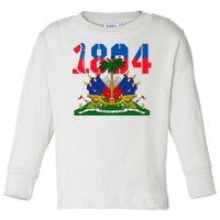 1804 Haiti Haitian Flag Day Independence Toddler Long Sleeve Shirt