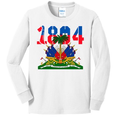 1804 Haiti Haitian Flag Day Independence Kids Long Sleeve Shirt