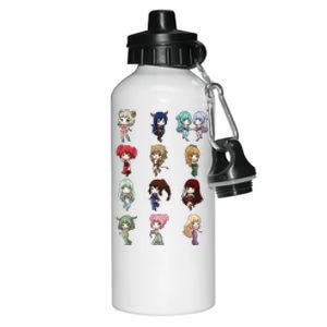 12 Horoscope Kawaii Anime Zodiac Signs Astrology Gift Aluminum Water Bottle