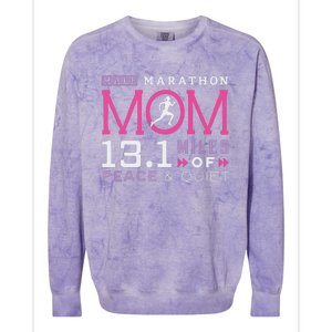 131 Half Marathon Mom Running Mommy Runner Women Colorblast Crewneck Sweatshirt