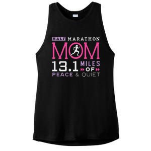 131 Half Marathon Mom Running Mommy Runner Women Ladies PosiCharge Tri-Blend Wicking Tank