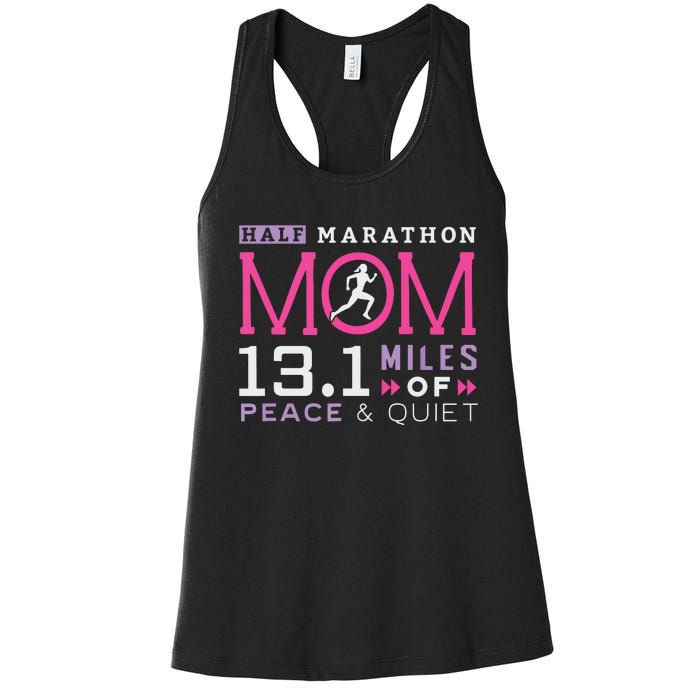 131 Half Marathon Mom Running Mommy Runner Women Women's Racerback Tank