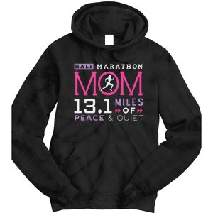 131 Half Marathon Mom Running Mommy Runner Women Tie Dye Hoodie