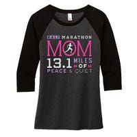 131 Half Marathon Mom Running Mommy Runner Women Women's Tri-Blend 3/4-Sleeve Raglan Shirt