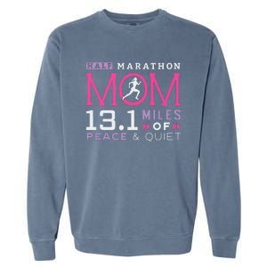 131 Half Marathon Mom Running Mommy Runner Women Garment-Dyed Sweatshirt