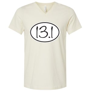 131 Half Marathon Mom Running Mommy Runner V-Neck T-Shirt