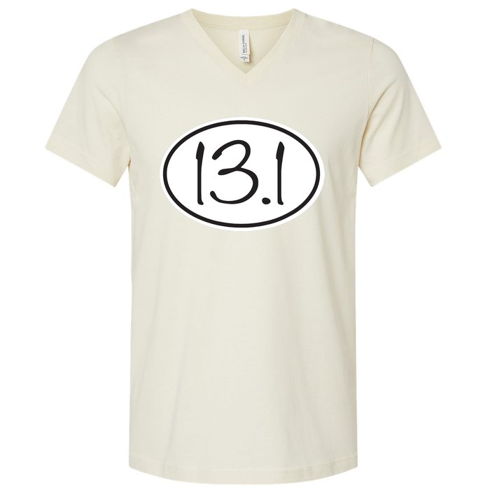 131 Half Marathon Mom Running Mommy Runner V-Neck T-Shirt