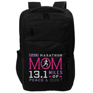 13.1 Half Marathon Mom Running Mommy Runner Women Impact Tech Backpack