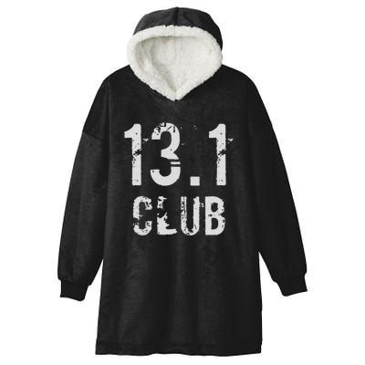 13.1 Half Marathon Running Race Long Distance Runner Hooded Wearable Blanket