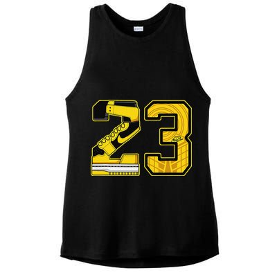 1 High Og Pollen Sneaker Match S Number 23 Halloween Ladies PosiCharge Tri-Blend Wicking Tank