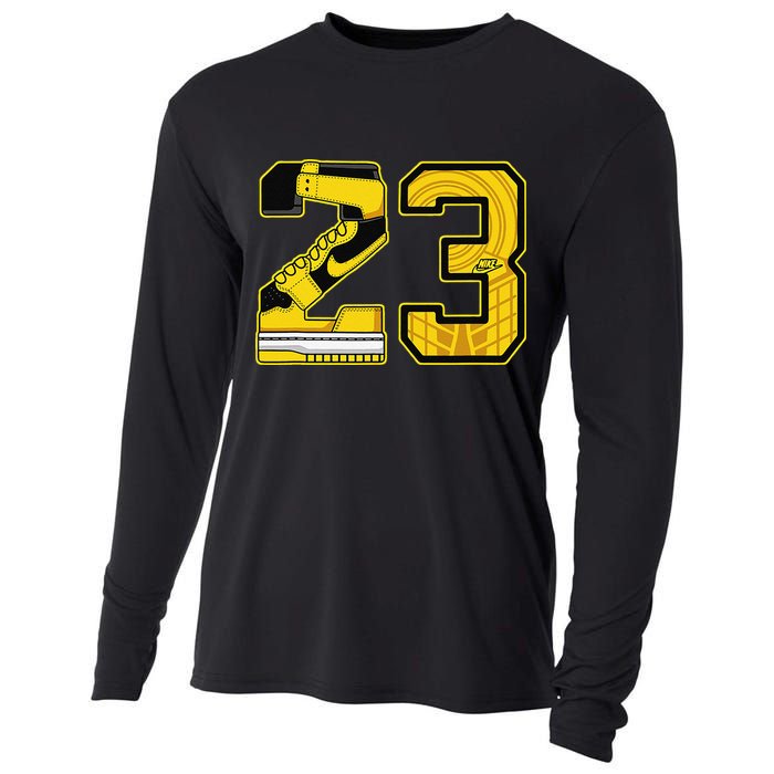1 High Og Pollen Sneaker Match S Number 23 Halloween Cooling Performance Long Sleeve Crew