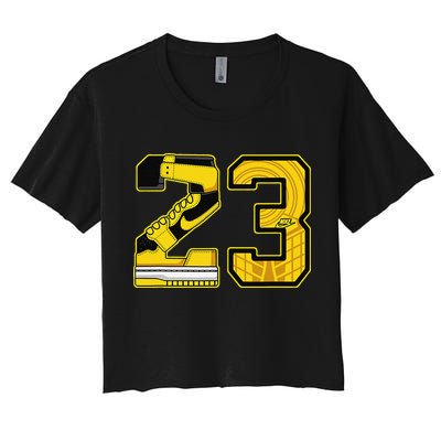 1 High Og Pollen Sneaker Match S Number 23 Halloween Crop Top