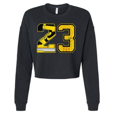 1 High Og Pollen Sneaker Match S Number 23 Halloween Cropped Pullover Crew
