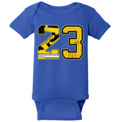 1 High Og Pollen Sneaker Match S Number 23 Halloween Baby Bodysuit
